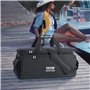VEVOR Sac de rangement pour câbles DJ, tissu Oxford 1200D, sac de transport DJ, 9 séparateurs détachables, bandoulière rembourré