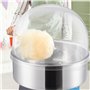 Appareil à Barbe à Papa Commercial avec Couvercle Bleu