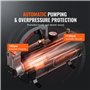 VEVOR Compresseur d'Air pour Kit de Klaxon Pompe à Air avec Réservoir 3 L 90-120 psi pour Gonflage des Pneus Matelas Pneumatique