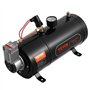 VEVOR Compresseur d'Air pour Kit de Klaxon Pompe à Air avec Réservoir 3 L 90-120 psi pour Gonflage des Pneus Matelas Pneumatique