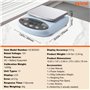 VEVOR Balance Analytique Numérique 2000 g x 0,01 g, Balance de Laboratoire de Haute Précision avec 13 Unités de Conversion, Bala