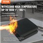 310x700 mm Couverture Anti-feu Fibre de Carbone Résistante à la Chaleur 982 ℃ Tapis de Sou