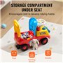 VEVOR Voiture à pousser pour tout-petits 1-3 ans porteur auto pour enfants avec volant musical et klaxon, jouet à monter assis p