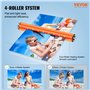VEVOR Plastifieuse Largeur Maximale 330 mm Machine à Plastifier à Chaud et à Froid Épaisseur Réglable Préchauffage Rapide 4 Roul