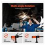 VEVOR Lampe de Travail LED Mécanicien 1450 lm Barre Lumineuse de Travail Sous Capot Rechargeable Magnétique sans Fil Portable 44