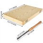VEVOR Ciseaux à Bois 8 PCS Outils de Gravure à Bois avec Lames en Acier Rapide, Boîtier Facile à Stocker et à Transporter, Prise