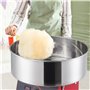 VEVOR Machine à barbe à papa électrique, 1000 W, appareil à barbe à papa commercial avec bol en acier inox et cuillère à sucre, 