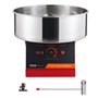 VEVOR Machine à barbe à papa électrique, 1000 W, appareil à barbe à papa commercial avec bol en acier inox et cuillère à sucre, 