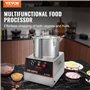6 L Mixeur Multifonction Cuisine en Acier Inoxydable Alimentaire Hachoir