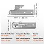 VEVOR Tête d'Attelage Remorque pour Boule d'Attelage 50,8 mm Canal Capacité de Charge 1587,6 kg Coupleur de Langue de Remorque D