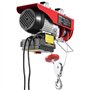VEVOR Palan Électrique, Charge Double Câble 200 kg, Télécommande Filaire 4,2 m et Sans Fil 100 m, Hauteur Levage Câble Simple 12