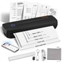 VEVOR Imprimante Thermique Portable sans Fil 203 DPI