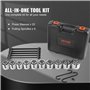 VEVOR Kit Extracteur de Roulements et Silentbloc 27PCs, Outils de Montage et de Démontage de Silentblocs Bague en Acier, avec Ét