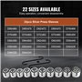 VEVOR Kit Extracteur de Roulements et Silentbloc 27PCs, Outils de Montage et de Démontage de Silentblocs Bague en Acier, avec Ét