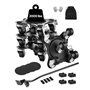 VEVOR Chariot de Déménagement 4PCS Déplace Meubles Lourds Capacité Charge 544 kg 5 Roues Rotatives 360° Plateau Roulant Manutent