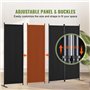 VEVOR Cloison de séparation en Tissu, séparateur de pièce Pliable à 4 Panneaux, paravent de confidentialité intérieur pour Burea