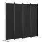 VEVOR Cloison de séparation en Tissu, séparateur de pièce Pliable à 4 Panneaux, paravent de confidentialité intérieur pour Burea