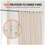 VEVOR Cloison de séparation en tissu, séparateur de pièce portable avec roulettes, paravent de confidentialité autoportant intér