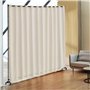 VEVOR Cloison de séparation en tissu, séparateur de pièce portable avec roulettes, paravent de confidentialité autoportant intér