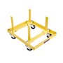 VEVOR Support Moteur d’Atelier Capacité 340 kg, Chariot de Manutention pour Moteur en Acier, Largeur et Longueur Réglables, avec