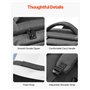 VEVOR Sac à Dos pour PS5, Sac de Voyage à Double Bandoulière pour Playstation 5 et PS5 Slim, en Nylon Imperméable, avec Doublure
