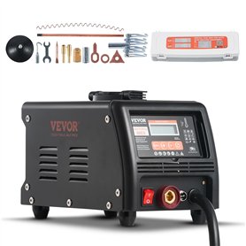 VEVOR Tire Clou Carrosserie 3 kW Kit Poste de Débosselage Soudeuse par Points Soudage Automatique Manuel 9 Modes Outil de Répara