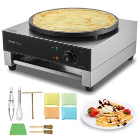 VEVOR Crêpière Électrique 40 cm
