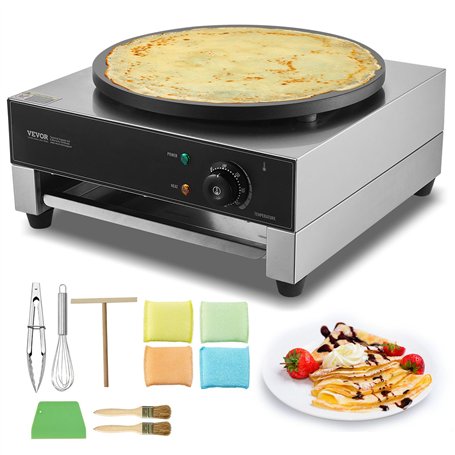 VEVOR Crêpière Électrique 40 cm