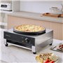 VEVOR Crêpière Électrique 40 cm, Appareil à Crêpes Commercial, Machine à Crêpes Antiadhésive, Plaque Chauffante à Crêpes Plate, 