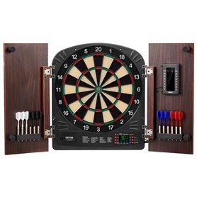 VEVOR Kit Cible de Fléchettes et Armoire Prêt à Jouer