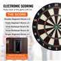 VEVOR Kit Cible de Fléchettes et Armoire Prêt à Jouer, Armoire à Fléchettes avec Tableau de Score Électrique, Jeu de Fléchettes 