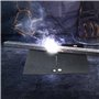 VEVOR Couverture de Soudage Ignifuge, 305x305 mm Couverture Anti-feu Fibre de Carbone Résistante à la Chaleur 982 ℃ Tapis Protec