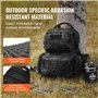 VEVOR Sac à Dos Tactique pour 6 Pistolets et 10 Chargeurs, Sac de Tir en Polyester 600D, Étui Souple pour Pistolet avec Fermetur