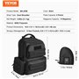 VEVOR Sac à Dos Tactique pour 6 Pistolets et 10 Chargeurs, Sac de Tir en Polyester 600D, Étui Souple pour Pistolet avec Fermetur