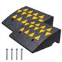 VEVOR Lot de 2 rampes de trottoir en caoutchouc de 15