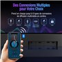 OXS S5 Barre de Son 3.1.2 ch avec Dolby Atmos, Caisson de Grave Intégré, Basses Flexibles, Amélioration du Dialogue, Connectivit