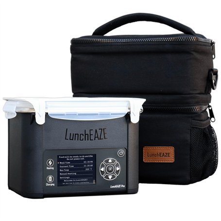 LunchEAZE Boîte à déjeuner Pro chauffante et électrique sans fil – Alimentée par piles