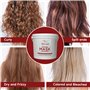 Masque Professionnel Ravenna pour Cheveux Abîmés - Brillance Intense & Hydratation pour Tous les Types de Cheveux - Masque Capil