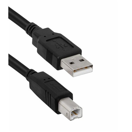 Câble d'imprimante USB 2.0 de type A vers type B - Transfert de données haut débit - Compatible avec toutes les imprimantes USB