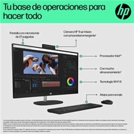Tout en Un HP B96B7EA 27" Intel Core i5-1335U 16 GB RAM 512 GB SSD