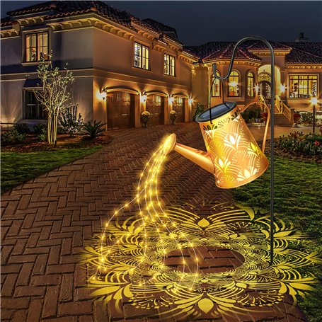 Arrosoir Solaire Guirlande Lumineuse Exterieur Jardin Decoration