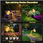 Arrosoir Solaire Guirlande Lumineuse Exterieur Jardin Decoration, LED Lampe Solaire Exterieur Jardin Decorative avec Crochet de 