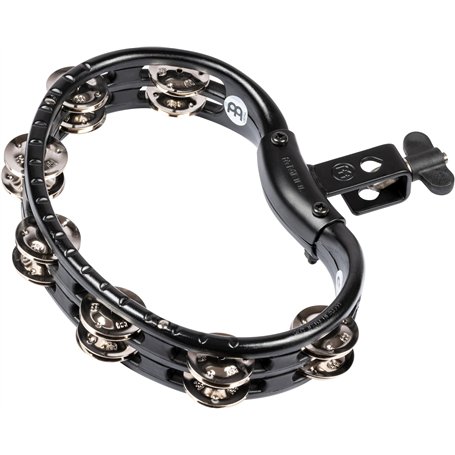 Meinl TMT2BK Tambourin fixe Cymbales acier Noir