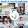 Appareil de Levage du Visage, EMS Massage Visage, 6 Modes V-Face Shaping Massager Électrique, Massage Visage à Lumière Rouge et 