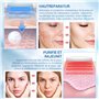 Appareil de Levage du Visage, EMS Massage Visage, 6 Modes V-Face Shaping Massager Électrique, Massage Visage à Lumière Rouge et 