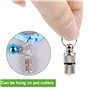 kissral 5pcs Pendentif Chat Dog Name Tag Pendentif Chien éTiquette D'Identification pour Les Animaux Anti-Perte avec éTiquette D