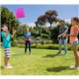 Disino 16 Pièces Sacs de Fèves en Nylon, Jouet de Sacs de Haricot, Étanche Bean Bags avec Sac à Cordon, Sports Toss Jeux de Lanc