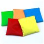 Disino 16 Pièces Sacs de Fèves en Nylon, Jouet de Sacs de Haricot, Étanche Bean Bags avec Sac à Cordon, Sports Toss Jeux de Lanc