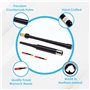 Barefoot Bagpiper Cornemuse pratique chanter 45,7 cm Virole gravée nickelée Cornemuse Institute Tutor Book 2 cornemuses pratique