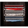 PATCHBOX Plus+ (STP, Noir, câble 1,8 m) – Système de Gestion des câbles pour Racks avec 24 câbles Cat6a rétractables (Paires tor